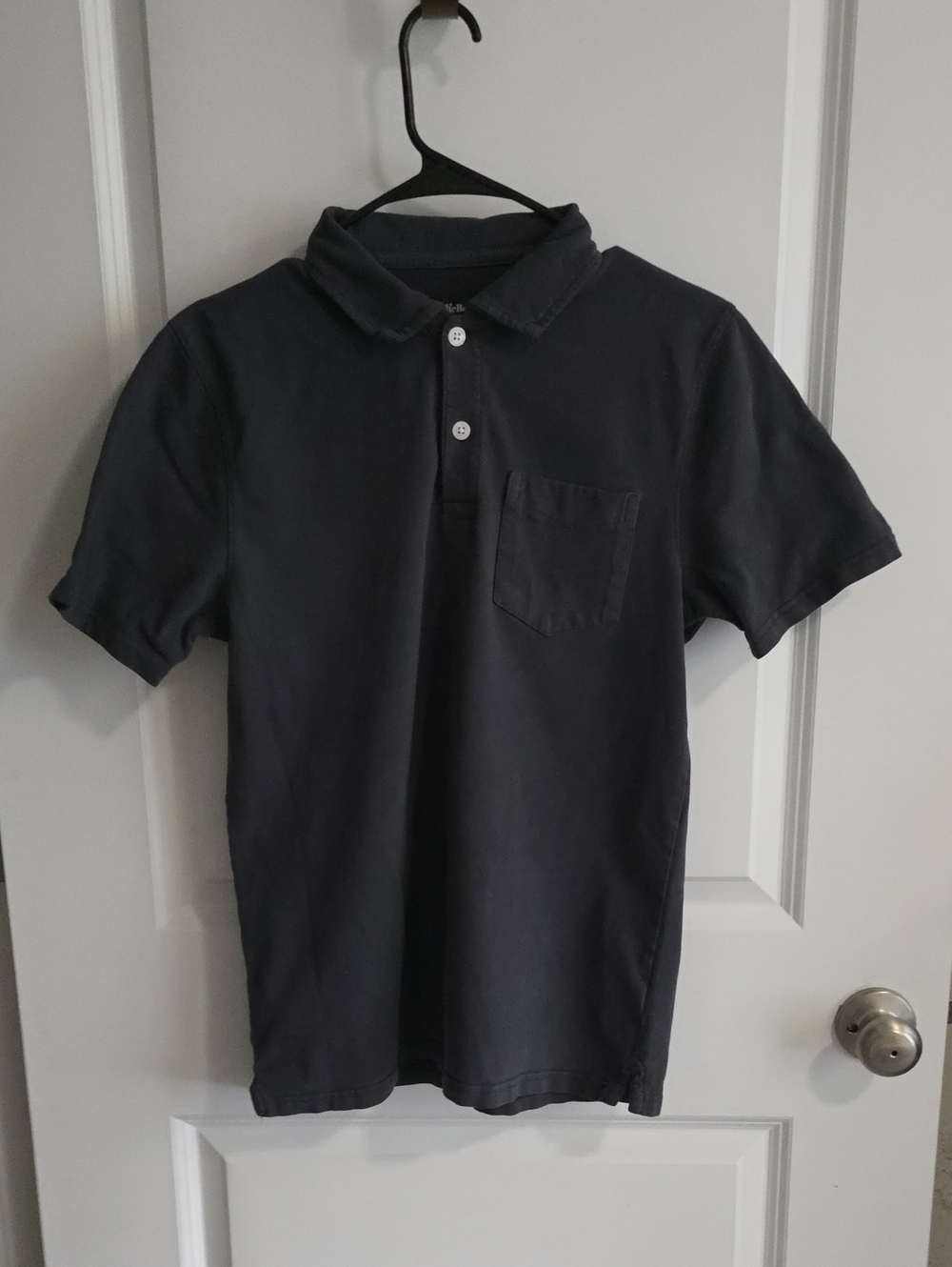Goodfellow & Co Navy Short-Sleeve Polo with Chest Pocket